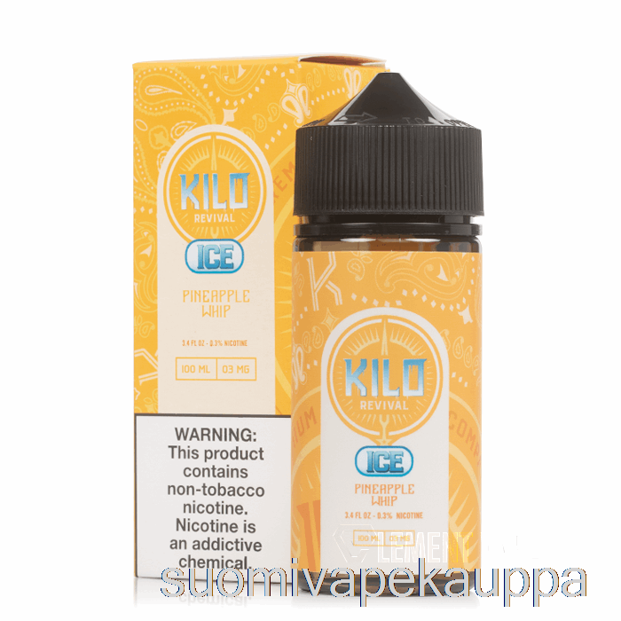 Vape Nesteet Jääananaspiiska - Kilo Revival - 100ml 6mg